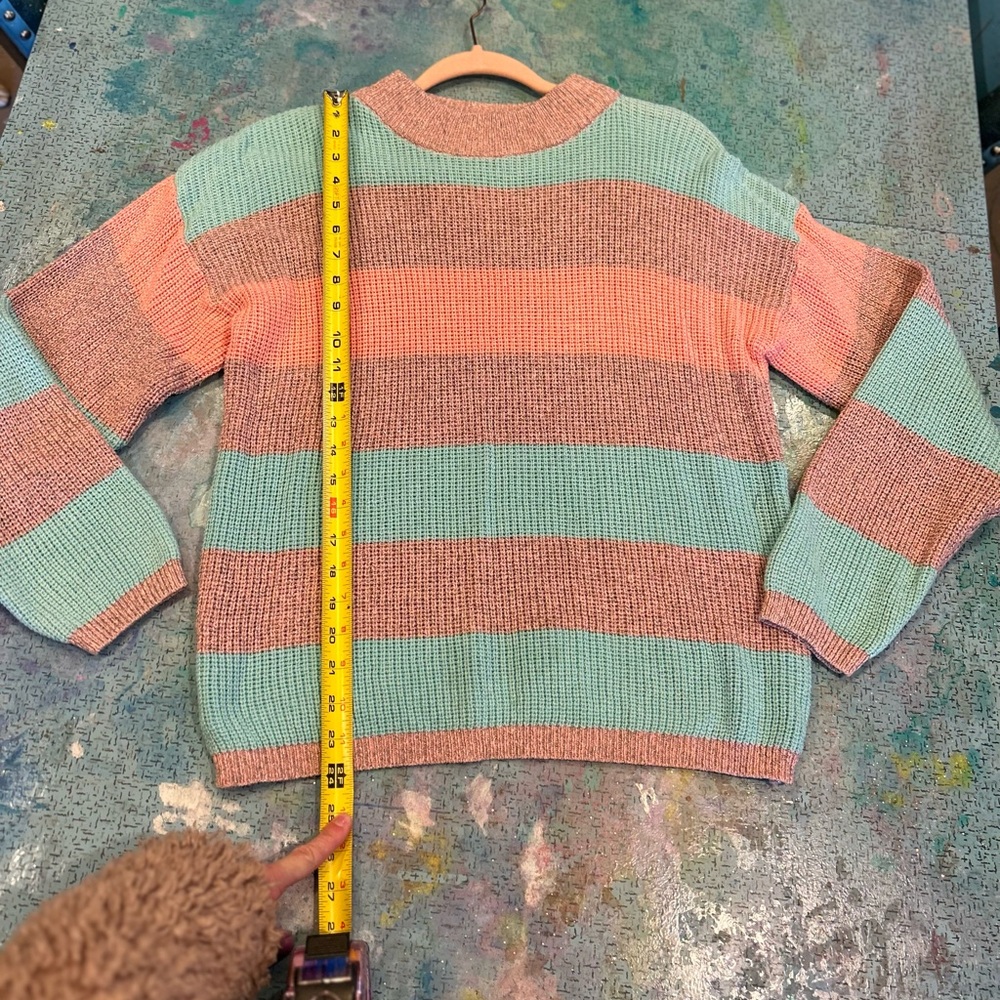 80s Metallic Threaded Sweater - image 6